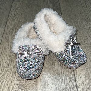 Confetti Sparkle Fur Loafers